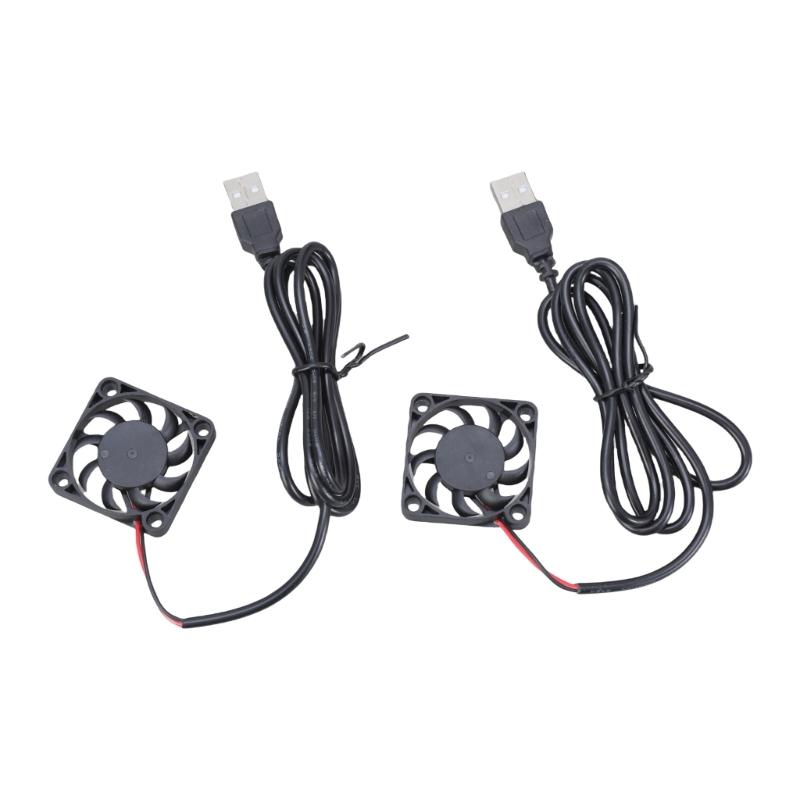 High Airflows 40mm USB Cooling Fan Sleeve Bearing Rubber Feet for Routers, Modems, DVRs, TV, and PC Laptop Stands