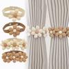 Flower Shape Window Curtain Buckles Elastic Band Curtain Rope Holders Curtain Tieback  Home Decor