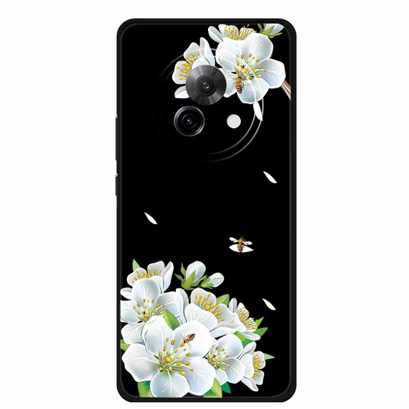Черный силиконовый чехол для Meizu Lucky 08, роскошный защитный мягкий чехол-накладка на заднюю панель телефона для Meizu Lucky 08, 6.78", мультяшный корпус