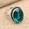 Indicolite Tourmaline Gemstone Handmade 925 Sterling Silver Jewelry Ring