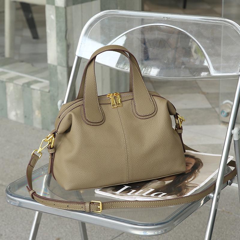 2025 Fashionable Large-Capacity Genuine Leather Crossbody Bag - Stylish Women's Handheld & Shoulder Design