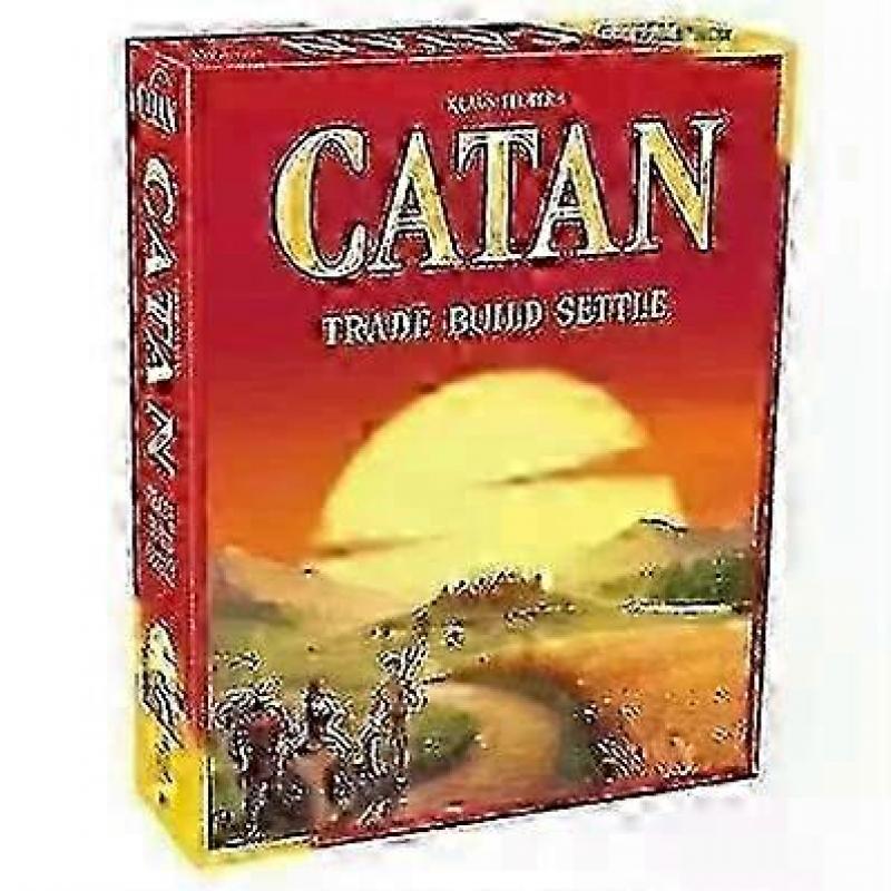 English Version Catan Board Game 25th Anniversary Edition, Puzzle Leisure Toy Card Game for 2-8 People Party