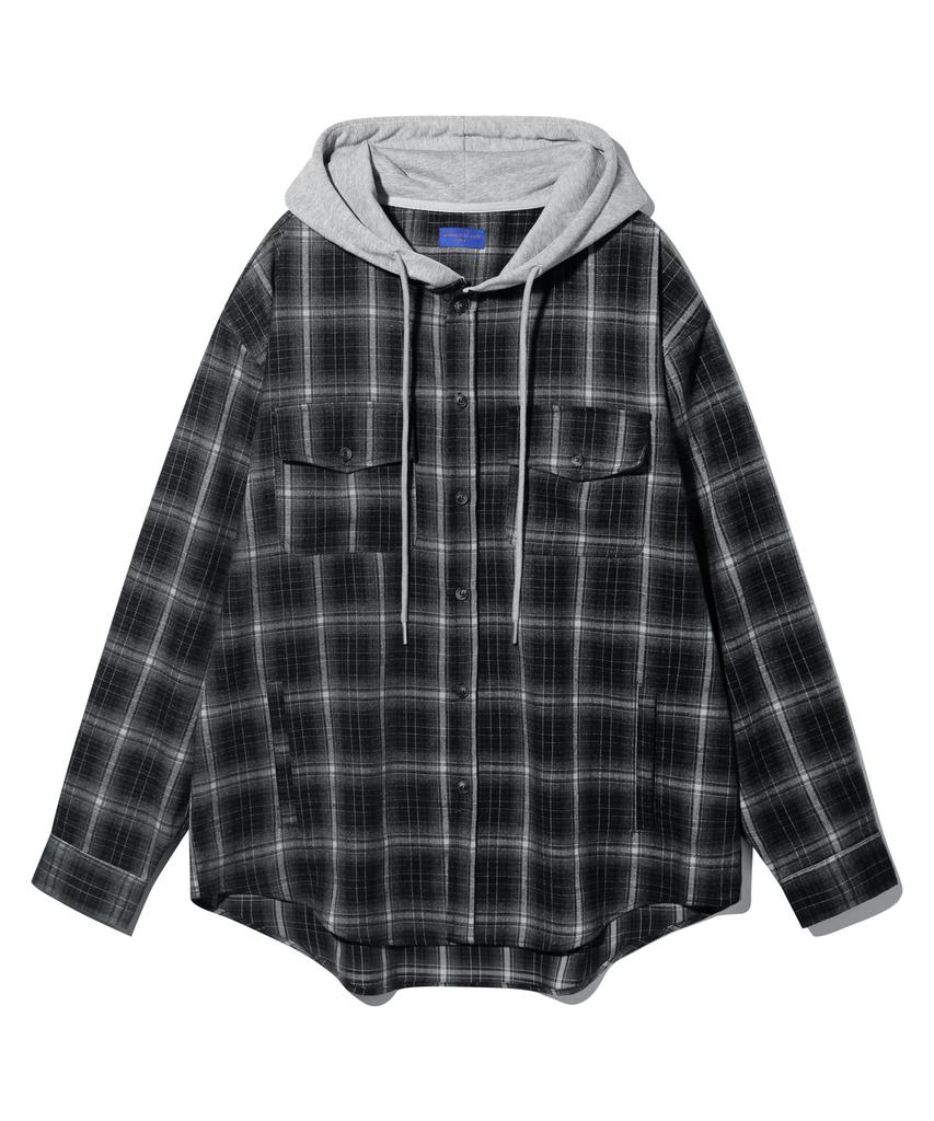 ALVINCLO [De Luxe] City Boy Oversized Check Hoodie (2 Colors)