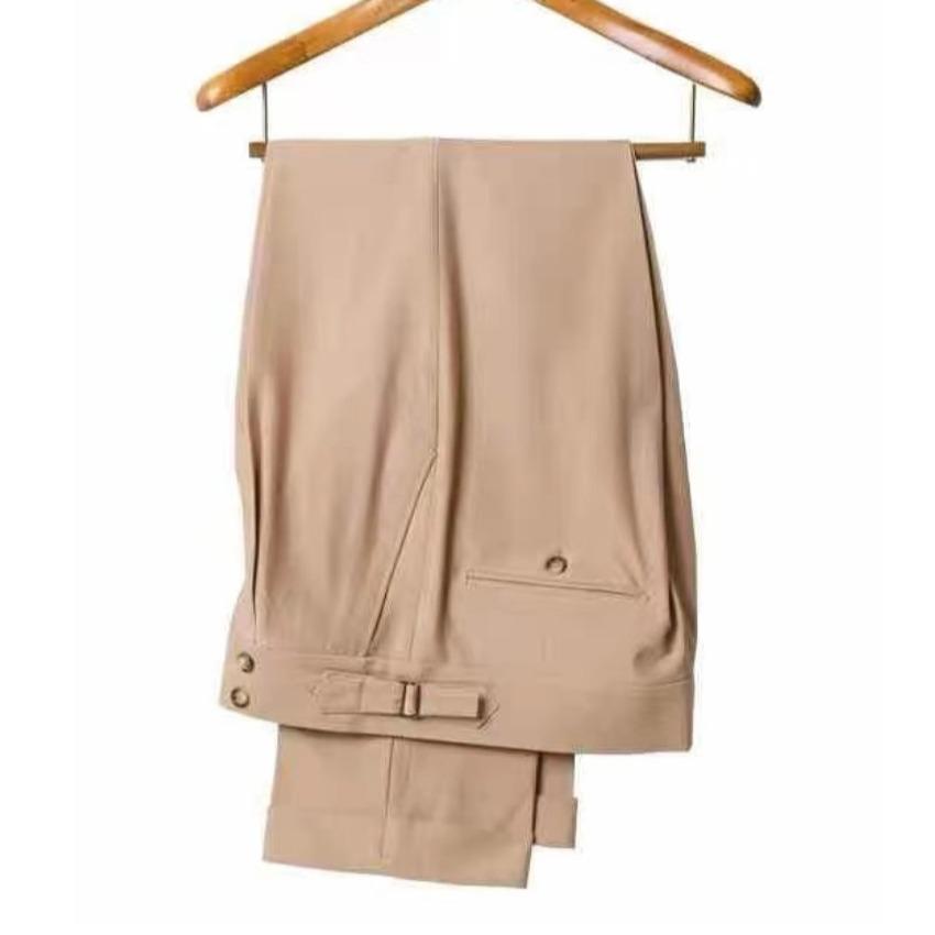 2023 Italian Slim-Fit Men's Business Casual High-Waisted Dress Pants for Autumn and Spring