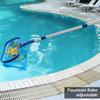 Pool Leaf Net Telescopic Swimming Pool Net Rake Clear Cleaner Scoop Leaf Aluminum Alloy Skimmer Mesh Frame Kids Outdoor Fish Net