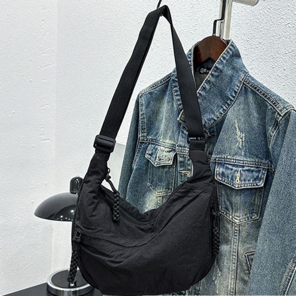 Solid Color Women's Shoulder Bag Simple Single-shoulder Bag Fashionable Underarm Bag Work Travel