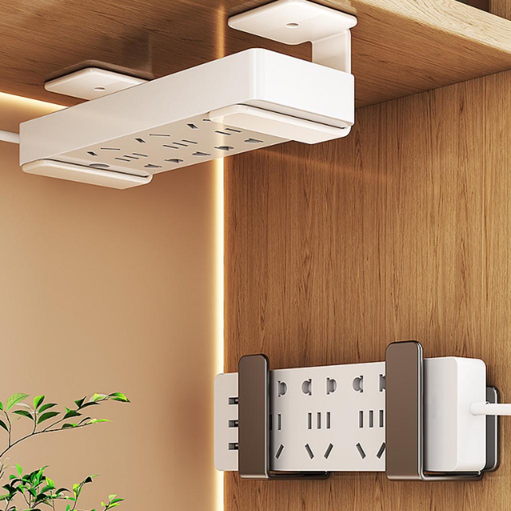 2 шт. Настенный стеллаж для хранения роутера в гостиной, крепление для WiFi-устройств, кронштейн для размещения приставки, удлинитель
