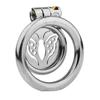 Orirya Chastity Belt for Men Extra Small Stainless Steel Flat Chastity Device with Key Butterfly Design Restraints Adult Goods for Men SM Goods