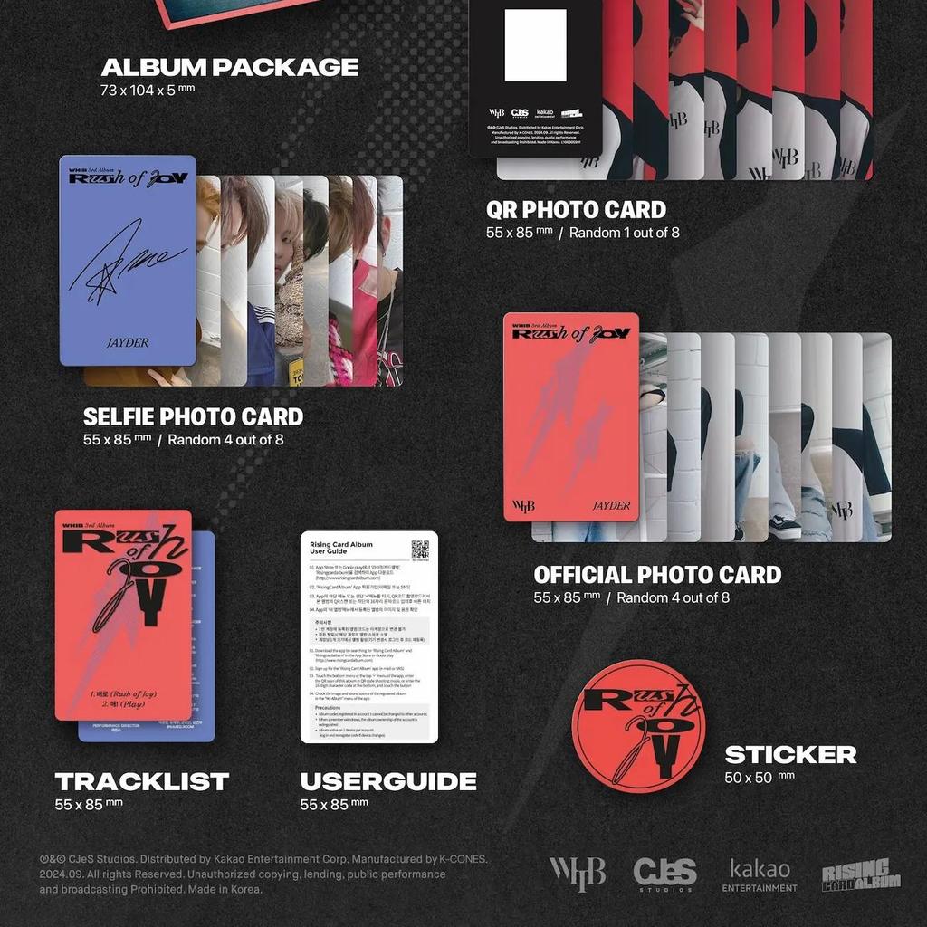 WHIB - [RUSH OF JOY] 3-й сингл-альбом RISING Version