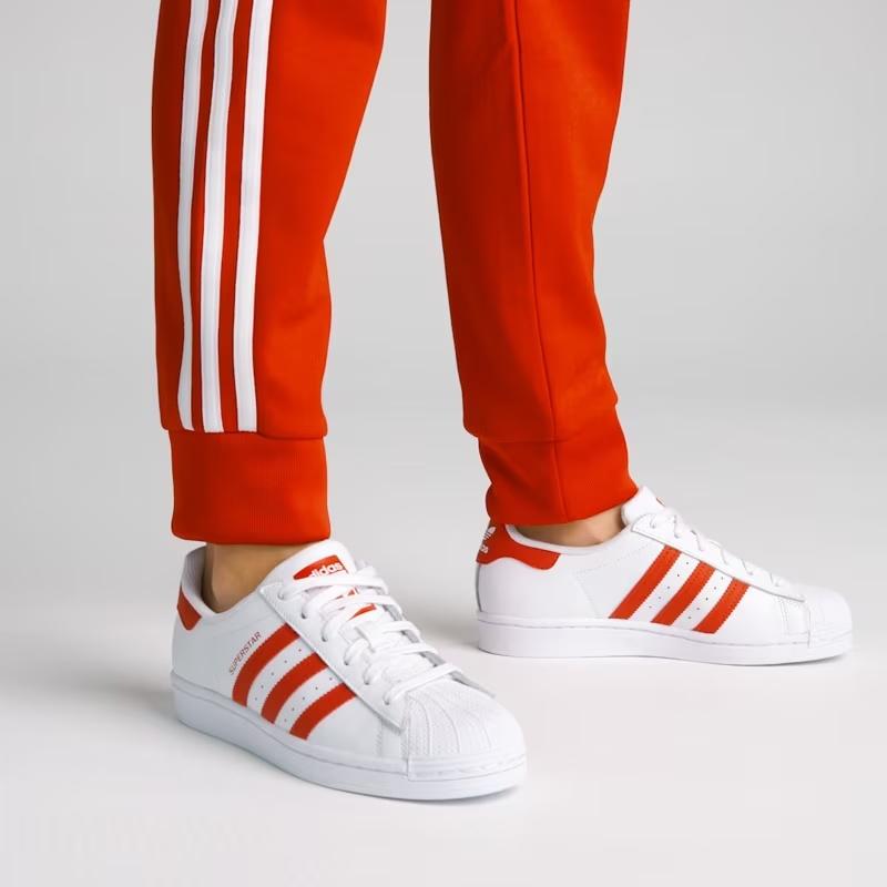 (GS) adidas originals Superstar J 'Белый Красный' Детские FW8293