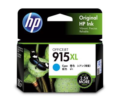 Hewlett Packard HP 915XL Оригинальный картридж с чернилами Голубой Увеличенный 3YM19AA (HP) []