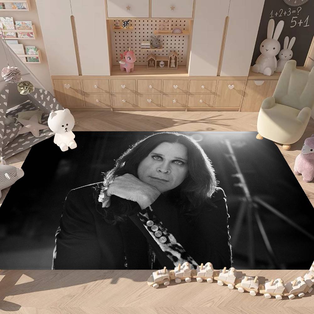 Ozzy O-Osbourne Room Mats Retro Multiple Choice Living Room Kitchen Rug Non-Slip Welcome Rug