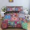 Mandala Duvet Cover Set Bohemian Bedding Set Soft Comforter Cover With 1/2pcs Pillow Shams Quilt Cover Bedroom King Queen Sizes