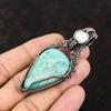 Амазонит Драгоценный камень Медная проволока Обернутая подвеска Радужный лунный камень Ювелирные изделия из медной проволоки Ювелирные изделия ручной работы Дизайнерская подвеска Подарок для нее