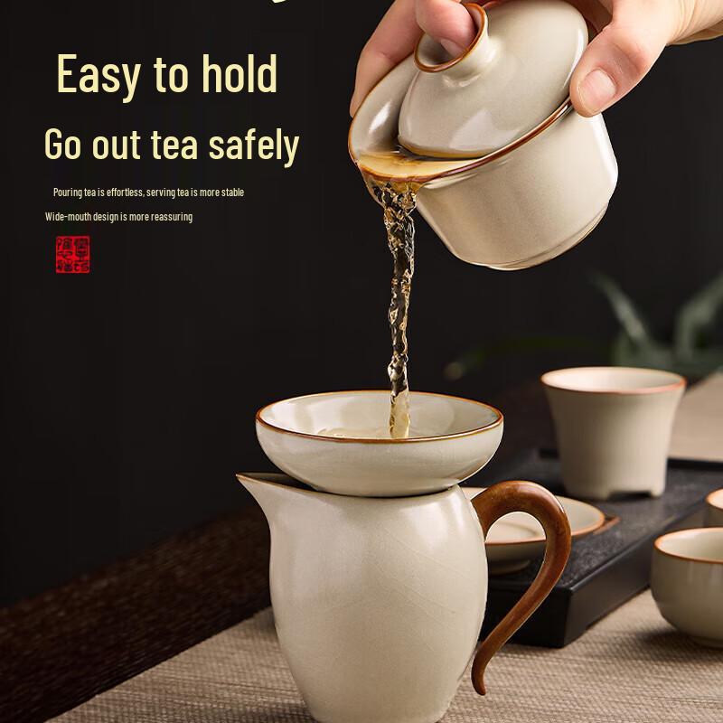 Sancai Gaiwan Ceramic Tea Ware