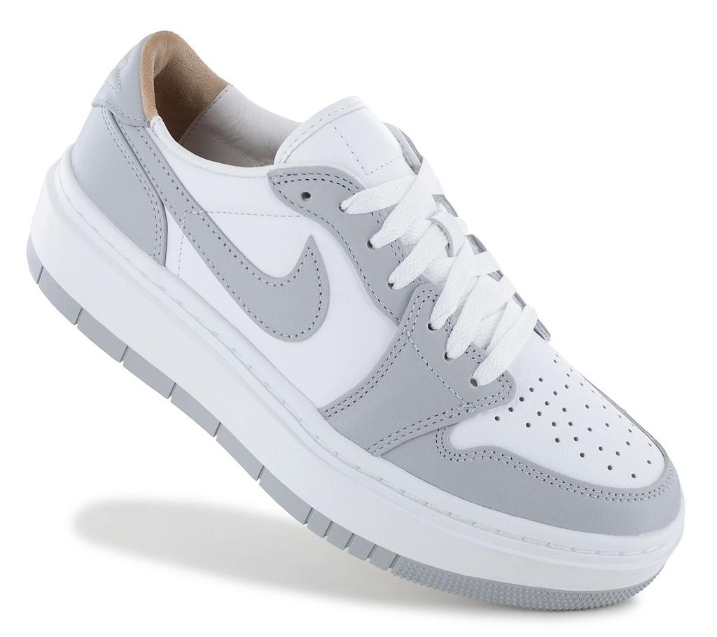 Air Jordan 1 Elevate Low - Женские Кроссовки Обувь на Платформе Бело-Серые DH7004-100 ОРИГИНАЛ