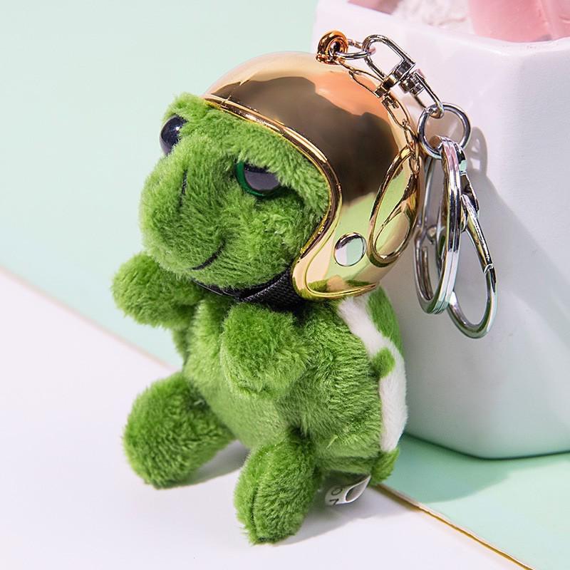 Turtle Island Cartoon Turtle Keychain: Plush Pendant & Bag Charm Doll