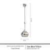 European Luxury Silver Teardrop Metal Candle Holder for Home Decor
