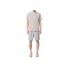 STONE ISLAND Футболка мужская с коротким рукавом, облегающего кроя, с круглым вырезом и спущенным плечом, с логотипом-нашивкой, топы, серая, белая K1S1521000-08S0F11-V0064