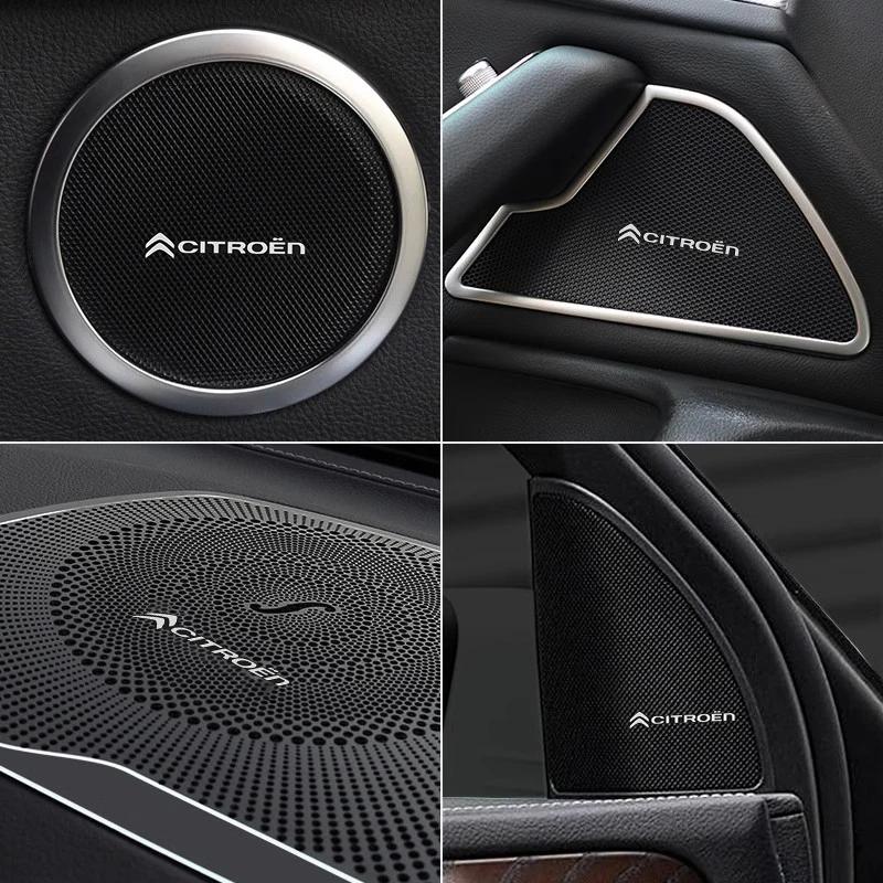 AAMG1 Citroen Car 3D Audio Stereo Speaker Badge Sticker Decal Accessories For Citroen C1 DS3 C2 C3 Vts Saxo C4L C5 C6 C8 Xsara Picasso