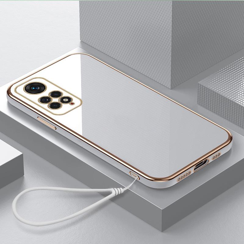 Глянцевый чехол-шнурок из силикона для телефона Xiaomi 14T Pro 13T Poco X7 F6 Pro X6 X5 Redmi 14C Note 14 Pro 13 12 11