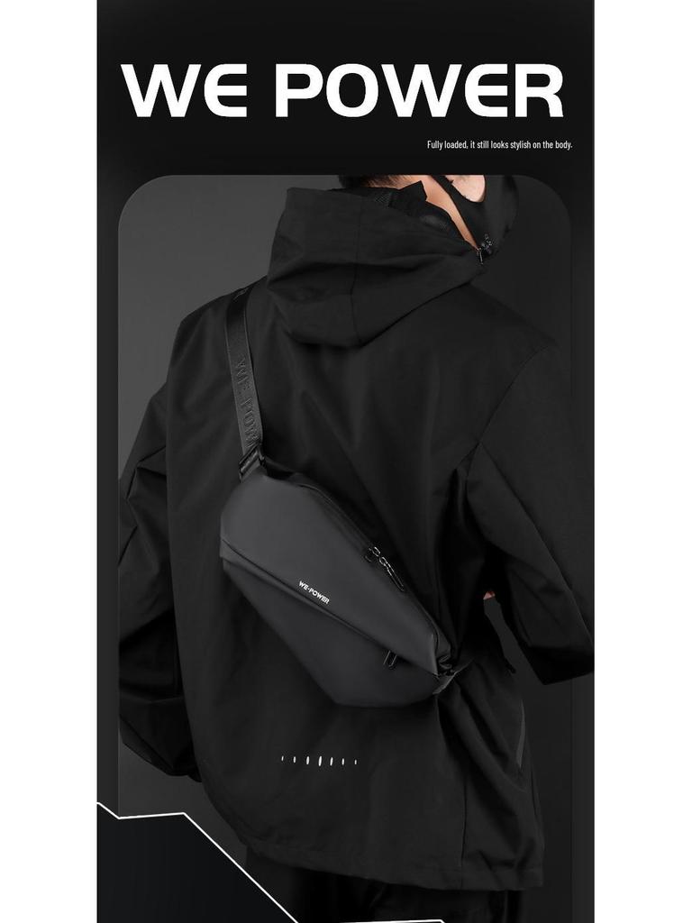 Wepower Мужская модная водостойкая нагрудная сумка кроссбоди с магнитной застежкой