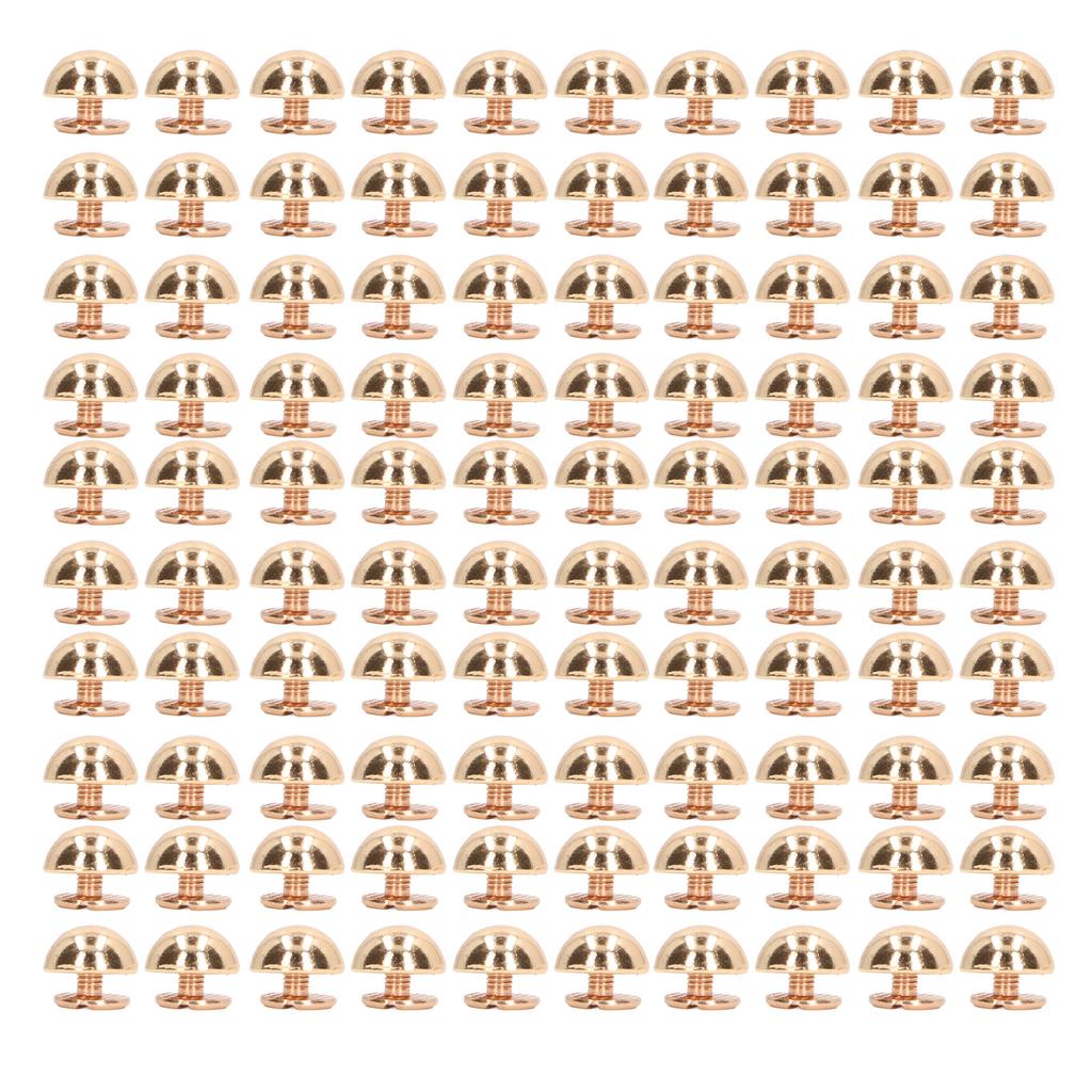 10 мм 100 комплектов грибовидных заклепок с полукруглой головкой, гальванизированные сплавные грибовидные заклепки