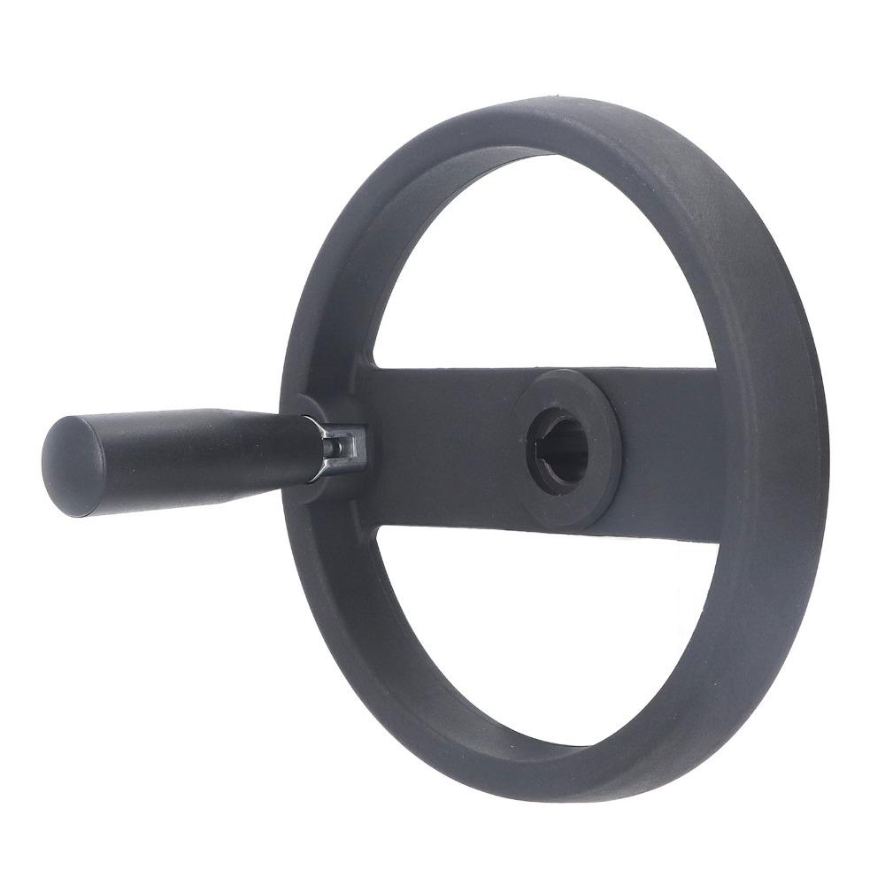 7.87inch Diameter Hand Wheel 200x18mm Revolving Handle Durable Revolving Knob Handle  Lathe Machine