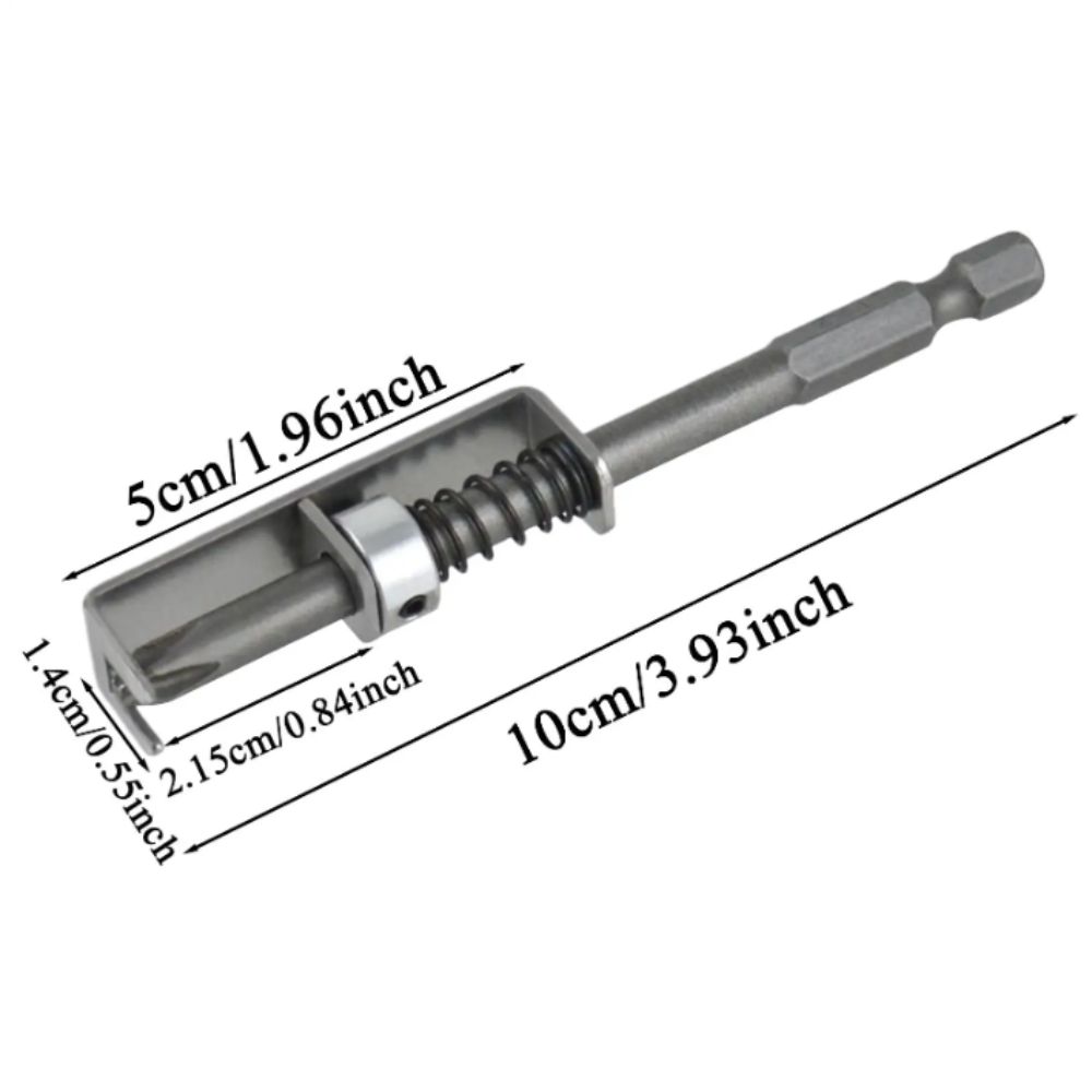 Anti-Drop Screw Bit Holder Wear Resist Quick Release Attachment Bit Retaining Adapter Mechanics