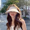 Summer Large Brimmed Empty Top Sun Protection Hat for WOMEN'S UV Protection Sun Hat, Sun Protection Hat for Showing Face, Small