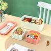 Bento Box 1450ml Leak-Proof Lunchbox Stackable Snack Boxes with Compartments Meal Prep Container for for School Office Camping