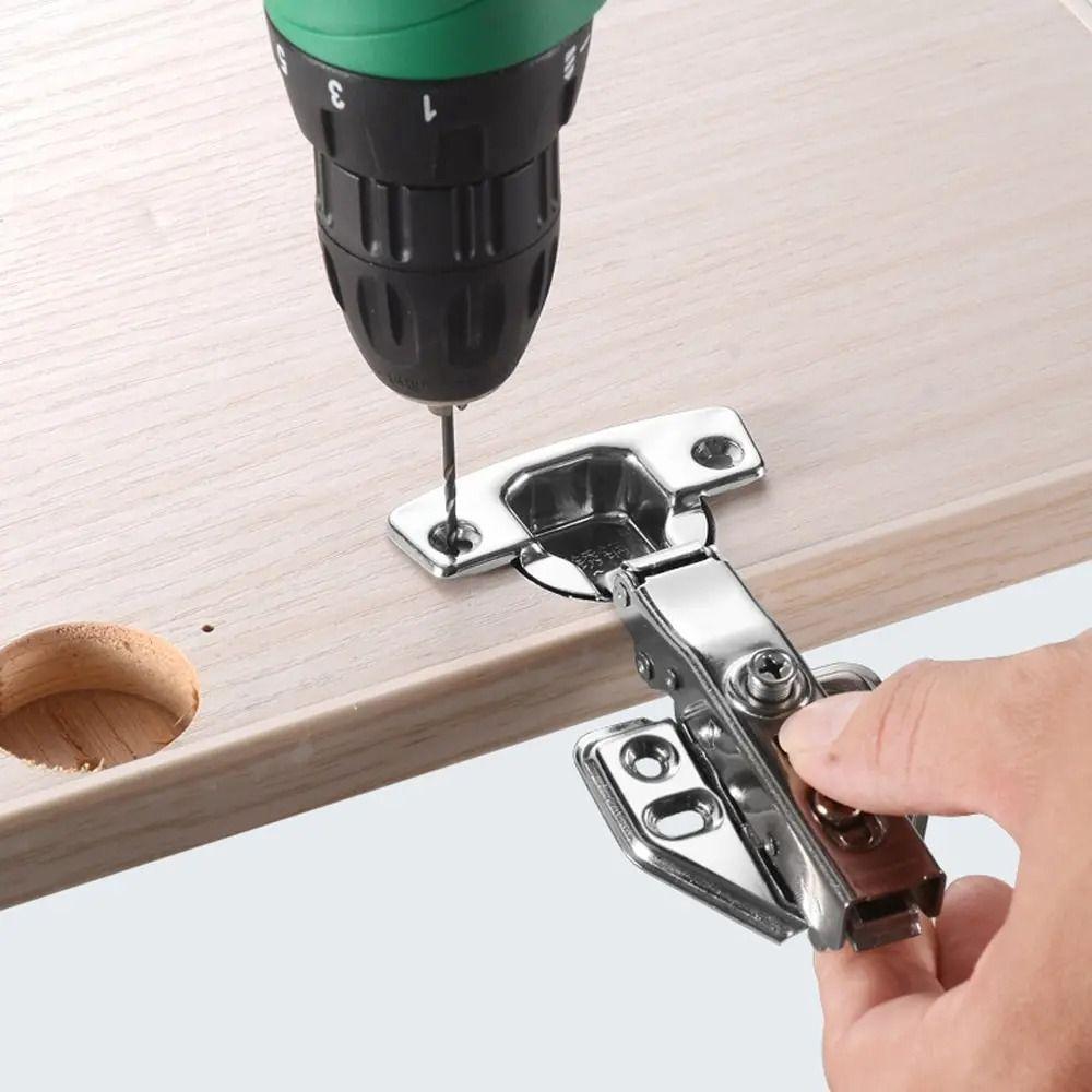 Dual Fixture 35mm Hinges Boring Jig Locator Template Hinge Hole Locator Wardrobe Installation