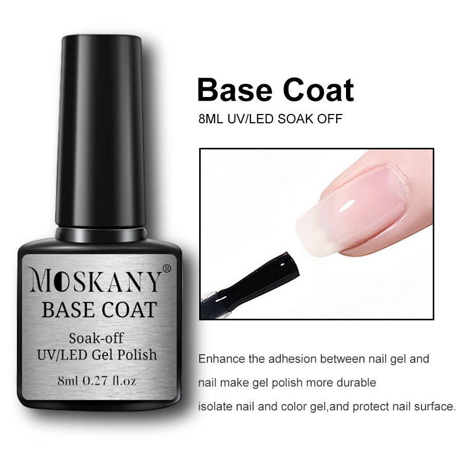 Набор гелей для дизайна ногтей: Топы и базы без липкого слоя, матовый топ, бондинг-агент