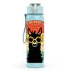 1PC Llama Retro Sunset Badge Print 750ml Color Plastic Sports Water Bottle Leakproof Flip Straw Lid Suitable for Sports Office Home Use