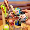 Football Volleyball Tennis Sporting Keyring PVC Volleyball Car Key Pendant  Key Ring Gift