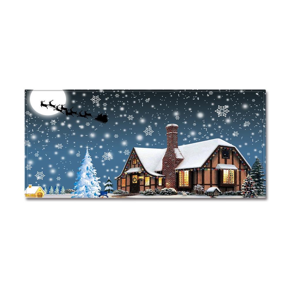 Рождественский кухонный песочный ковер придверный коврик длинный напольный коврик