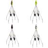 MUQZI Sports Accessory 18g 5 Arm Alabama Rig Head Umbrella Fishing Group Lures Bass Swimming Baits