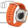 Морской ремешок для Apple Watch Ultra 4/3/2/1 12 11 10 42-46 мм 9 8 7 49-45-41 мм Силиконовый ремешок для 6 5 4 3 SE3 44-40-42 мм Аксессуары 3