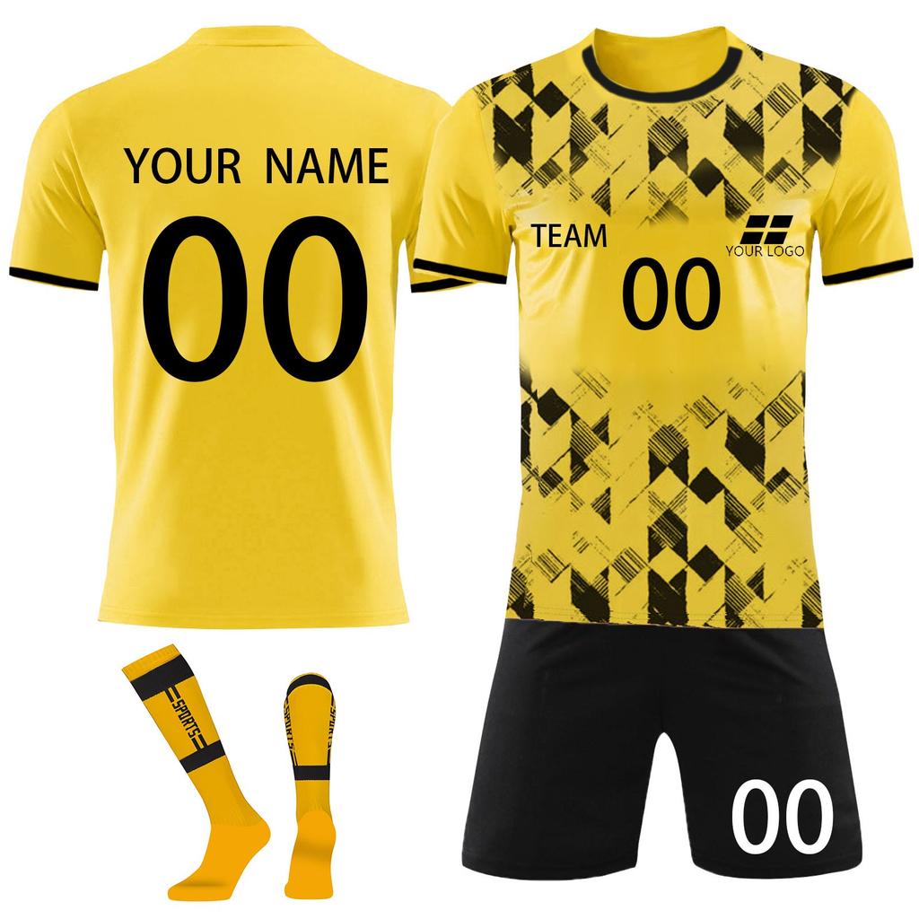 Personalised Shirts Kit Mens Girls With Name Number Custom Football Jerseys For Boys Training Suit