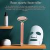 Jade Roller For Face 3 In 1 Electric Vibrating Face Roller Massager Quartz Roller Massager Skin Tig