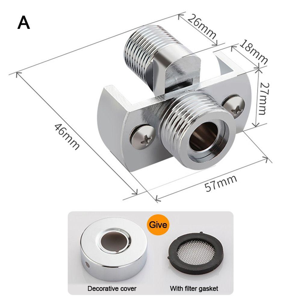 Accessories Shower Faucet Adapter Eccentric Screw Corner Angled Curved Foot Angle Adjustment