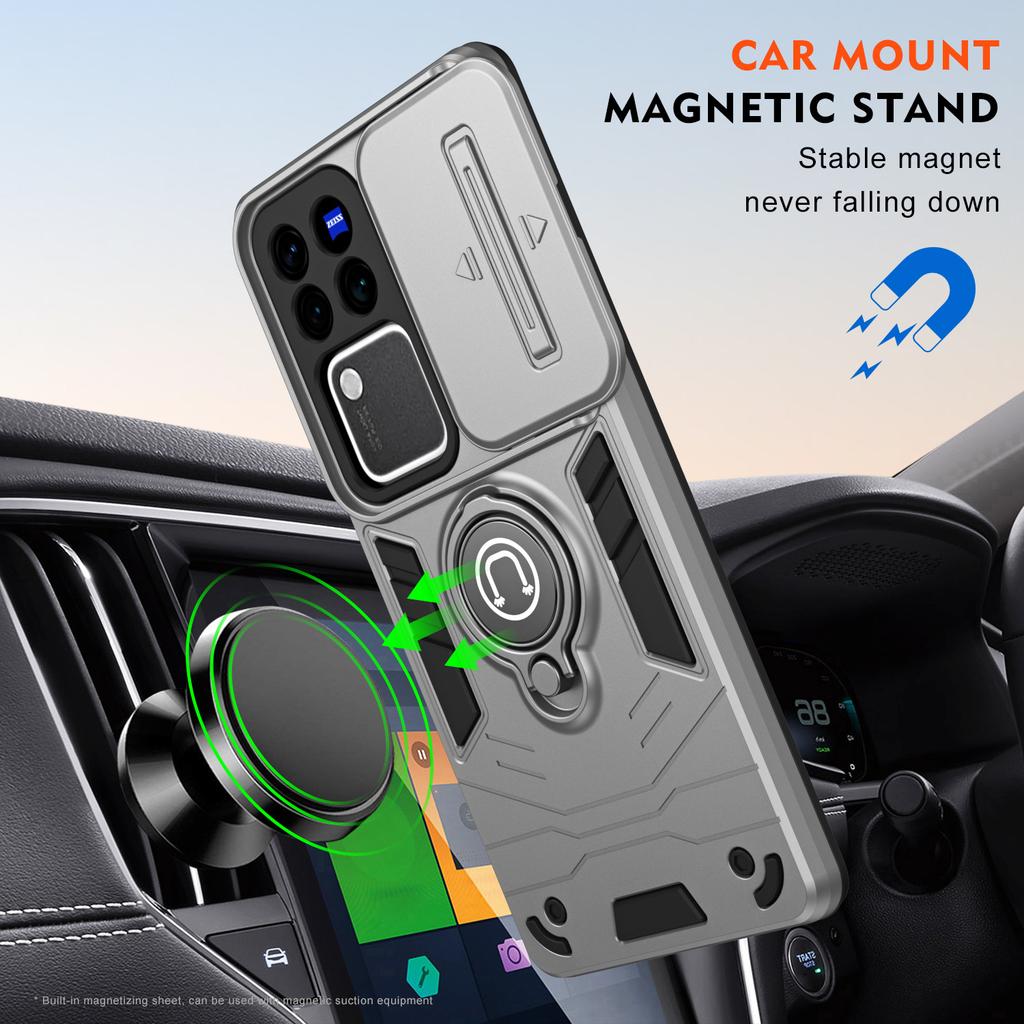 Подходит для VIVOV11FE чехол для мобильного телефона с кольцом-подставкой Y11 вращающаяся подставка V11 защитный чехол V11 противоударный чехол V11