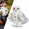 Adorable Wizard Snowy Owl Plush Toy Soft Stuffed Doll For Kids Christmas Gift