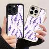 JT306 Искусство с лавандовыми цветами для iPhone 17 16 15 14 13 Pro Max Samsung S26 S25 Ultra A17 A16 A07 A56 A13 A14 A15 Xiaomi 15T Redmi 15c Note 14 Мягкий чехол