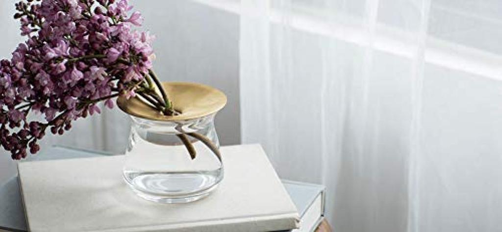 Kinto Ваза для цветов LUNA Base 80x70 мм Прозрачная 20331