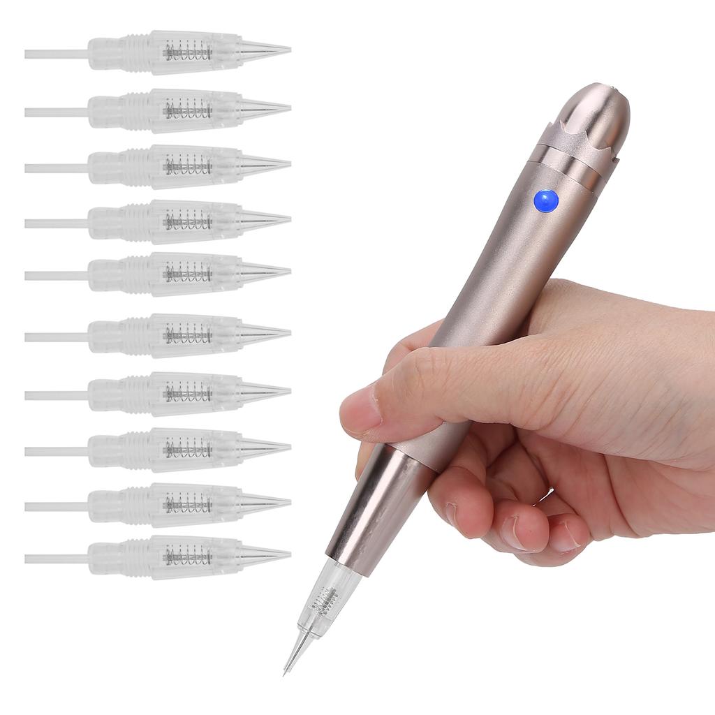 Eyebrow Tattoo Machine Microblading Tattoo Pen Electric Wireless SemiPermanent Machine(Gray )