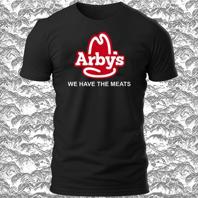 Новая футболка с логотипом ресторана Arby's, смешная, сделано в США, размеры S-5XL, унисекс, мужская летняя хлопковая футболка с принтом