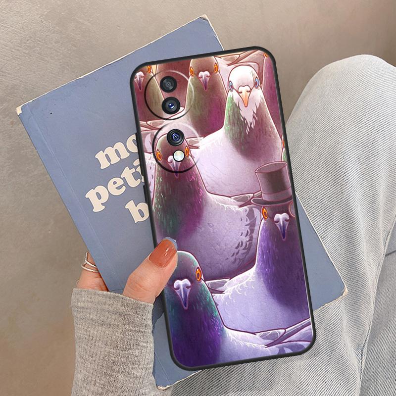 Чехол с голубями для Honor Magic 8 Pro 5 6 7 Lite Чехол для Honor 200 400 90 70 50 X8a X8b X9a X9b X9c