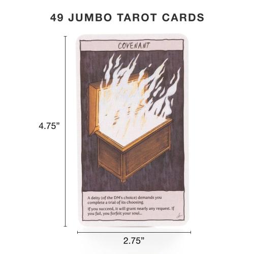 The Deck of Many Things & The Deck of Many Fates - 49 Hand-Drawn Colorful Fantasy Tabletop Role-Playing Game RPG Storytelling Tarot Cards Dungeon Mast