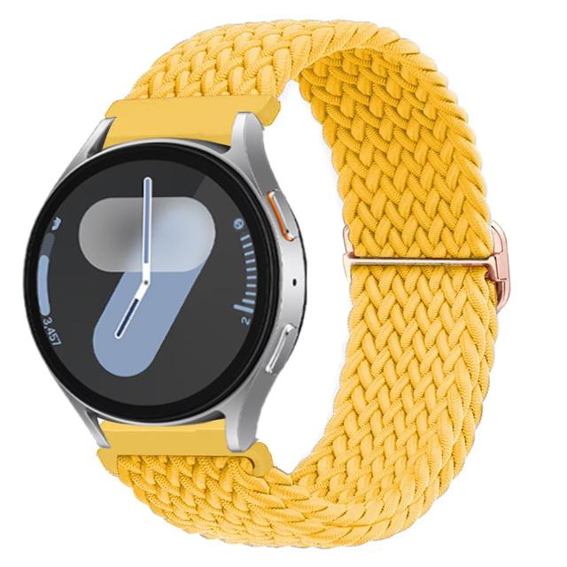 Ремешки Для Samsung Galaxy Watch 4/7/FE/6/5 Pro/6 Classic/Gear s3 20 мм 22 мм Плетеный ремешок-браслет correa Huawei GT 2e 3 4 5 Band